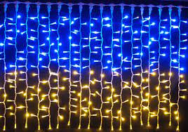 Гірлянда-штора "Прапор України" 2*1 м 280 LED