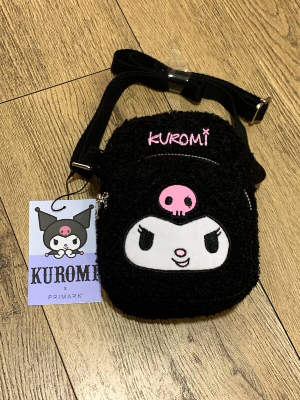 Сумочка-міні Primark для телефону "Kuromi" Тедді чорна