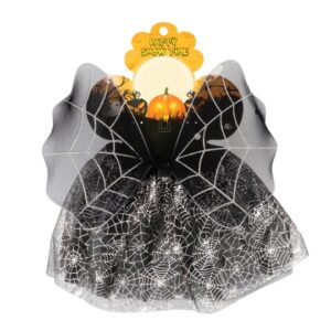 Костюм на Хелловін дитячий "Містична ніч" чорний зі срібним
