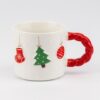 Чашка керамічна Новорічна "Різдво у деталях" 230 мл
