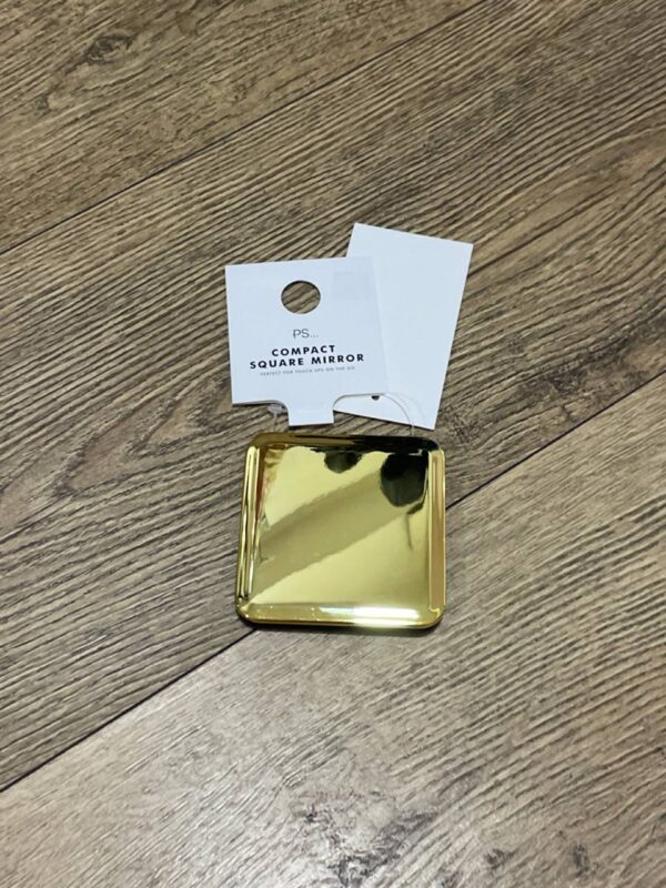 Дзеркальце компактне Primark квадратне золоте