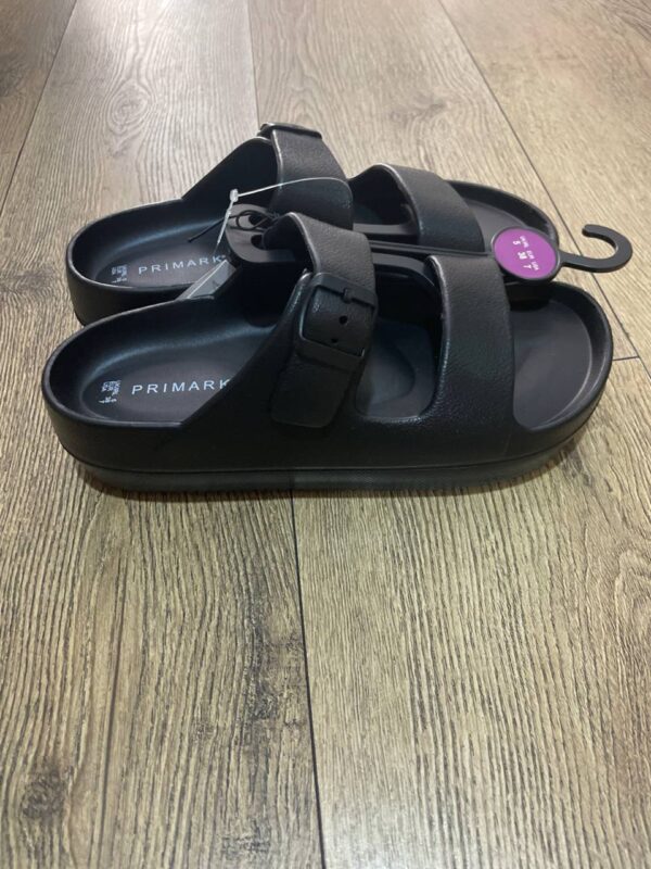 Шльопанці жіночі резинові Primark з ремінцями товста підошва
