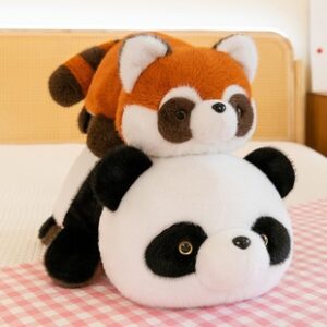 М'яка іграшка-перевертач "Панда-Лисиця"