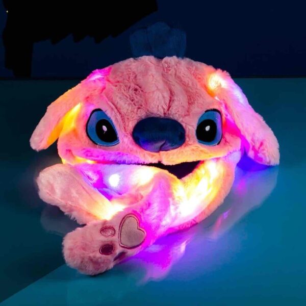 Шапка з рухливими вушками «Стітч» та підсвіткою рожевий