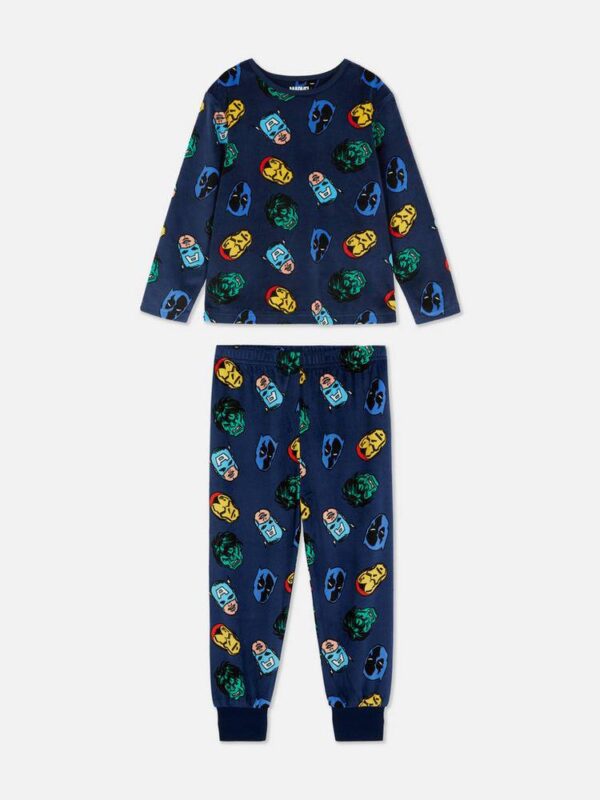 Піжама дитяча Primark "Marvel" флісова велюрова