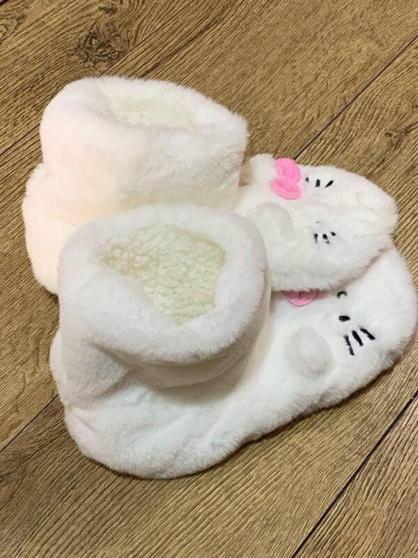 Тапочки-чобітки жіночі "Hello Kitty" Primark плюшеві не ковзкі