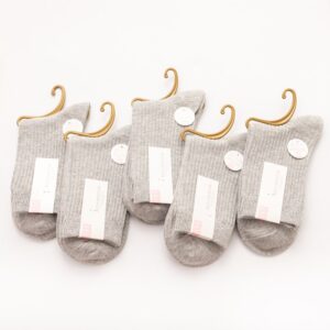 Шкарпетки жіночі в стилі ретро, сірі