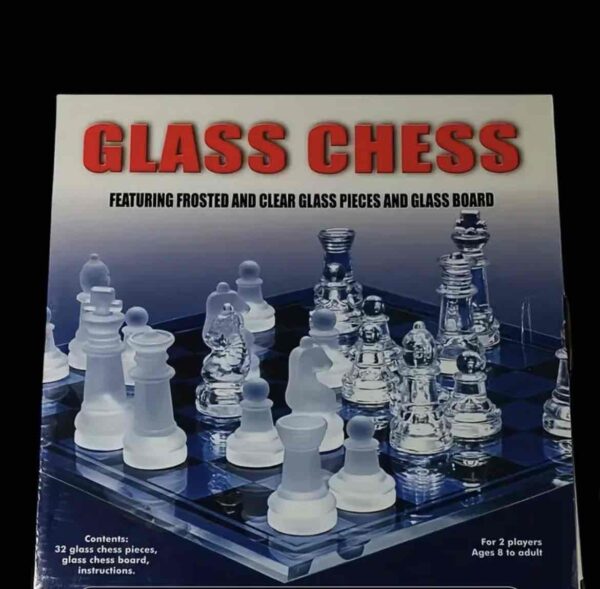 Настільна гра "Шахмати" скляні