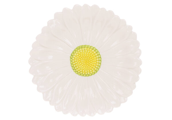 Тарілка керамічна "Ромашка" D21 см