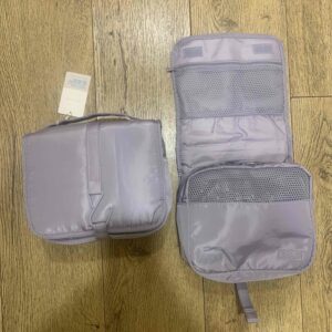 bea8e46d-cd40-4096-9d5f-a74ff68d482a.jpg Косметичка Travel Primark розкладна з гачком сіра