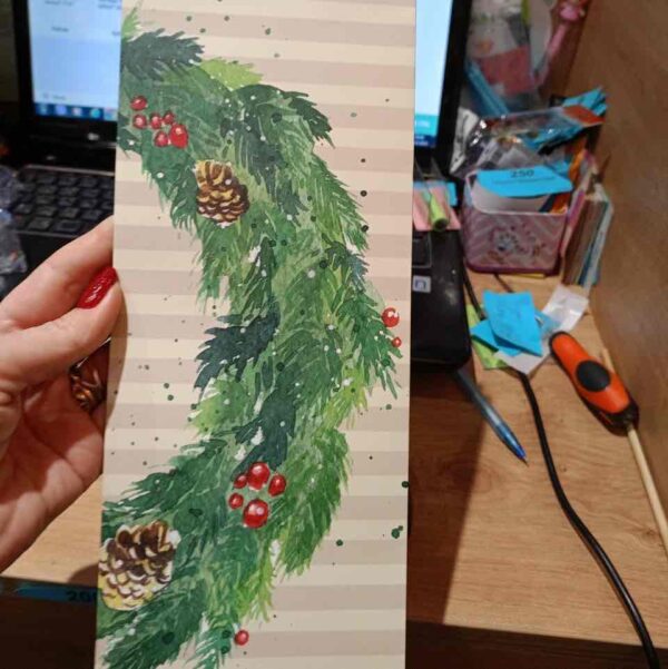 bf410f33-71c9-4e0e-8537-05bacbbeab47.jpg Пакет подарунковий для пляшки Новорічний (36*11*10)