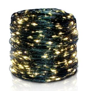 Гірлянда "Роса" 30 м/ 300 LED  золоте світло з пультом (USB)