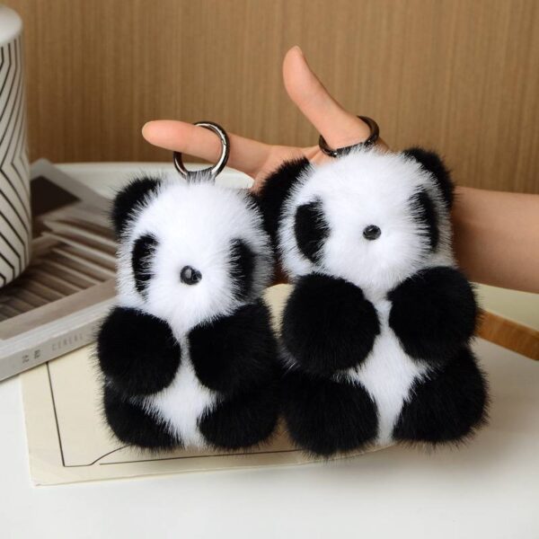 Брелок хутряний "Панда" 13 см/15 см