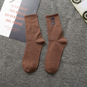 Шкарпетки чоловічі бавовняні "борода", коричневі