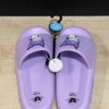 Шльопанці жіночі резинові Primark "Kuromi" товста підошва фіолетові