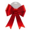 Бант декоративний 31 см червоний (дизайнерський папір)
