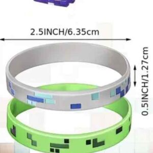 Браслет "Minecraft/Майнкрафт" силіконовий