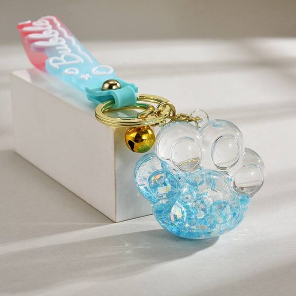 Брелок з рідиною "Лапка"