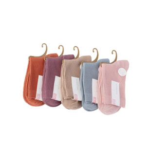 Шкарпетки жіночі в стилі ретро, ніжних відтінків