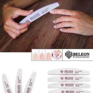 Пилочка для нігтів 80/80 Beleon однотонна