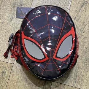 Рюкзак "Spider" Primark овальний лаковий чорно-червоний