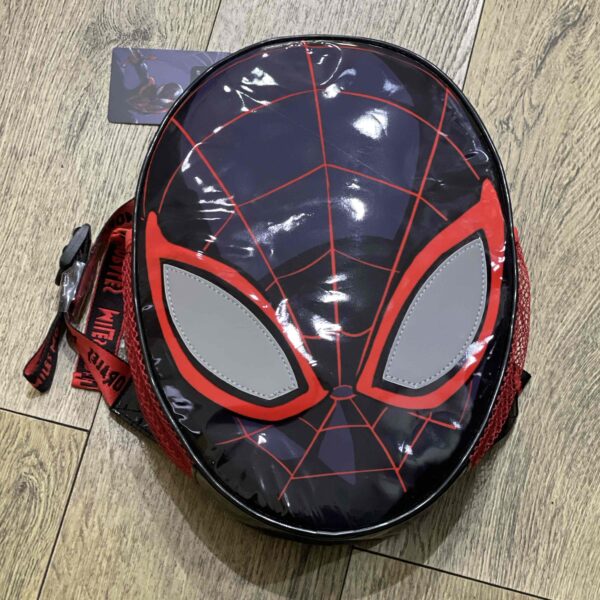 Рюкзак "Spider" Primark овальний лаковий чорно-червоний