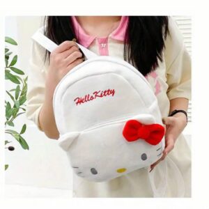 Рюкзак дитячий "Hello Kitty" плюшевий білий