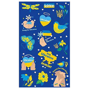 Стікери/Наліпки ЕУ "Патріотичні" 92*156 мм