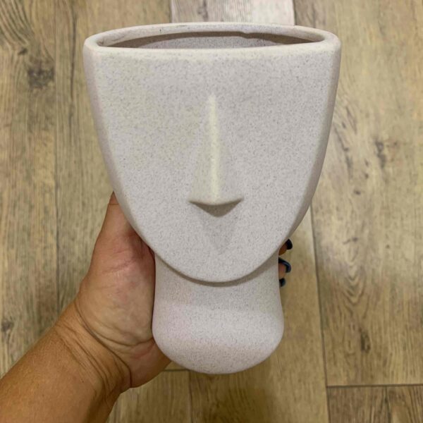 Ваза керамічна декоративна "FACE" Primark беж