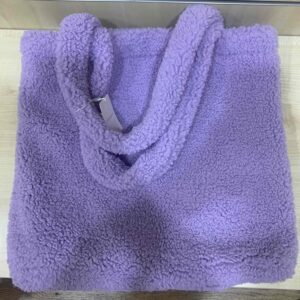 Сумка-шоппер з еко-хутра "Баранчик" Primark фіолетова