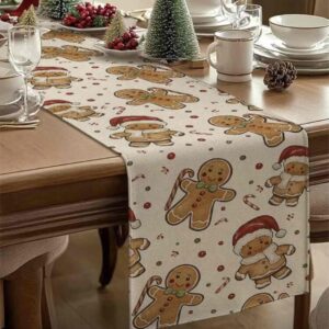 Скатертина-Раннер «Пряник» Новорічна 33*183 см