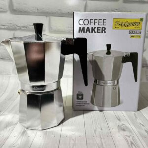 Кавоварка гейзерна MAESTRO Coffee Maker алюміній (6 порцій) 300 мл