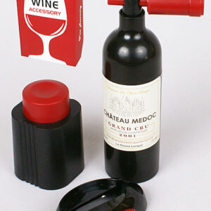 Винний набір (штопор, ніж для зрізання обплетення, вакуумна пробка) 25.2 см