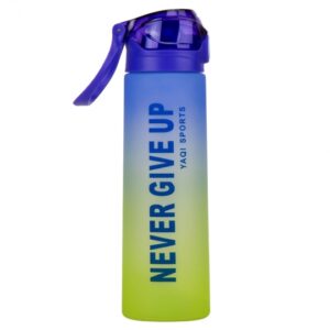 Пляшка для води "Never give up" спортивна 900 мл