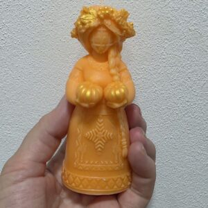 Свічка ароматична Solodka "Осіння Мотанка" (бджолиний віск)