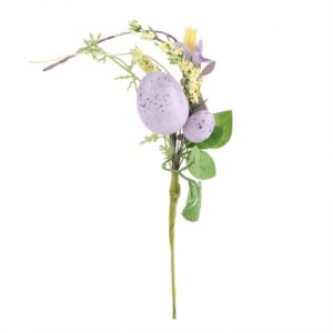 Декоративна гілочка «Лавандова композиція» 25 см