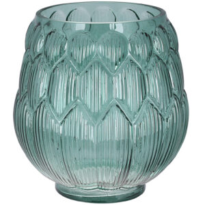 Ваза "Артишок" зелена 14х16 см