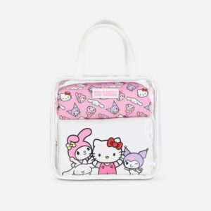 cd913de2-2a38-43c6-89ee-14f65eff32c1.jpg Набір косметичок Primark "Hello Kitty" прозора/рожева/біла 3 в 1