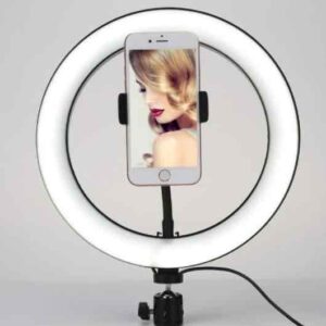 Кільцева світлодіодна LED лампа USB з утримувачем для телефону Ring Fill Light /Селфі-кільце/ 12-дюймів, 31см