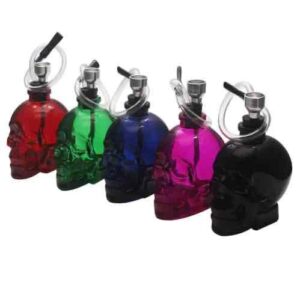 cfb390a1-71fd-4d1c-8a83-3931822bde8c.jpg Кальян/ Міні-Бонг "Череп" скляний для куріння 8,5 см