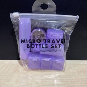 Набір дорожніх баночок 5 в 1 в косметичці фіолетовий Primark