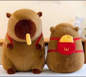 М'яка іграшка "Капібара" з рюкзаком Фрі 30 см