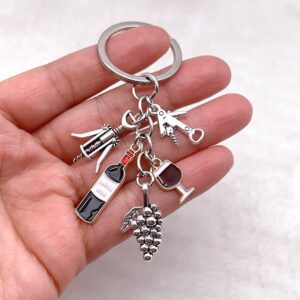 d0b43c01-eaa1-46ed-9fec-2e1d5b3111c8.jpg Брелок металевий "Сомельє/ Винороб" композитний