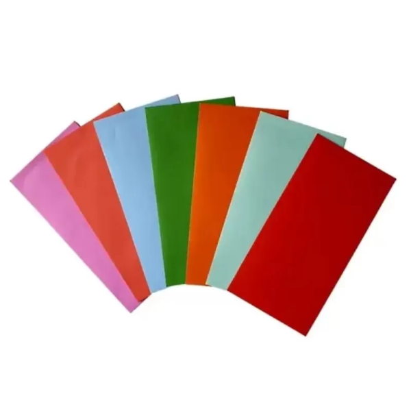 Конверт паперовий Кольоровий мікс 110*220 мм