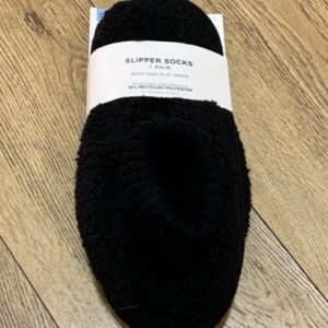 Тапочки-шкарпетки чоловічі Primark тедді анти-ковзання чорні