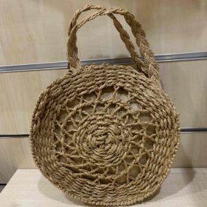 Сумочка плетена з соломи кругла Primark беж