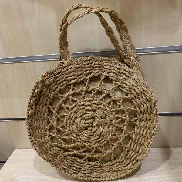 Сумочка плетена з соломи кругла Primark беж