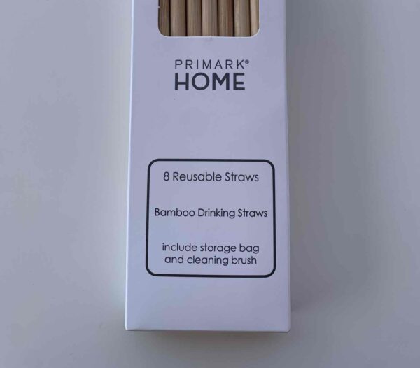Набір трубочкок бамбукових (багаторазові) Primark 8 шт