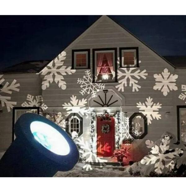 Проектор Новорічний лазерний Star Shower White Snowflake No WP1