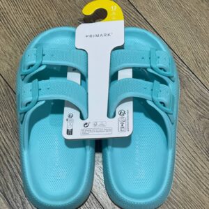 Шльопанці дитячі резинові Primark з ремінцями блакитні